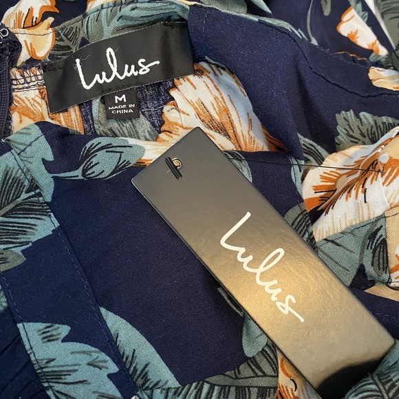 Lulus Sz M Floral Maxi Dress - Picture 10 of 12